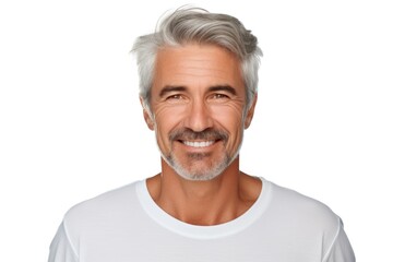 Obraz premium A close-up image of a person wearing a white shirt. Versatile and suitable for various uses