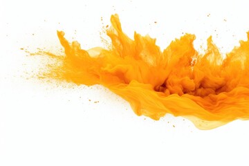 A detailed view of a yellow substance on a clean white surface. Ideal for illustrating concepts...