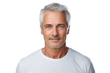 Obraz premium A detailed shot of a person wearing a white shirt. Suitable for various applications