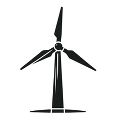 Wind Turbine Silhouette