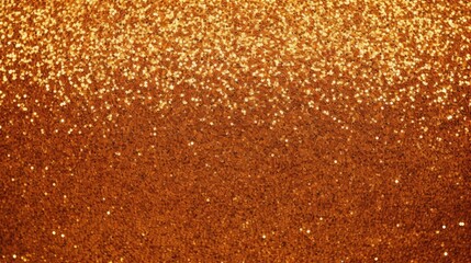 A close up view of a gold glitter background. Perfect for adding a touch of sparkle to any design project