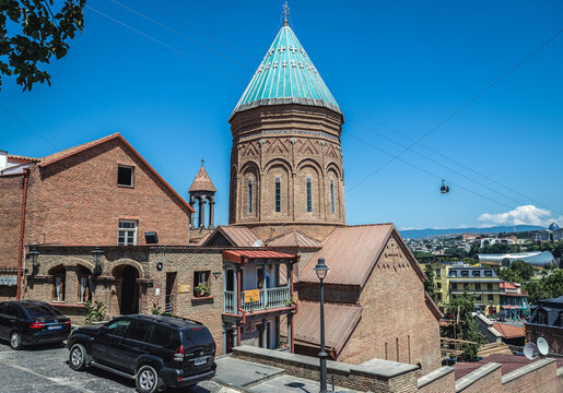 Tbilisi, Georgia - July 18, 2015: Armenian Cathedral of Saint George in Tbilisi city