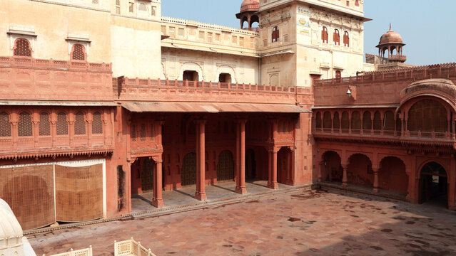 First Courtyard, Junagarh Fort, Bikaner, Rajasthan, India | Bikaner | Rajasthan | India | WanderingAkshat