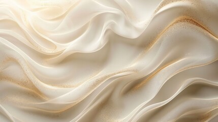 Obraz premium Abstract cream luxury background with thin gold threads