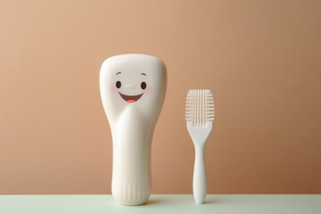 children, baby Toothbrush close-up on a gray background. oral care,
