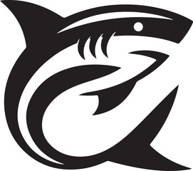 shark vector silhouette image