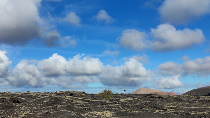 Volcano on Lanzarote, Canary Islands