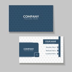 New modern and simple business card design template