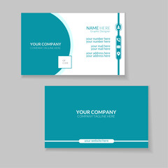 New modern and simple business card design template