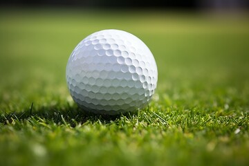 Obraz premium White ball golf course