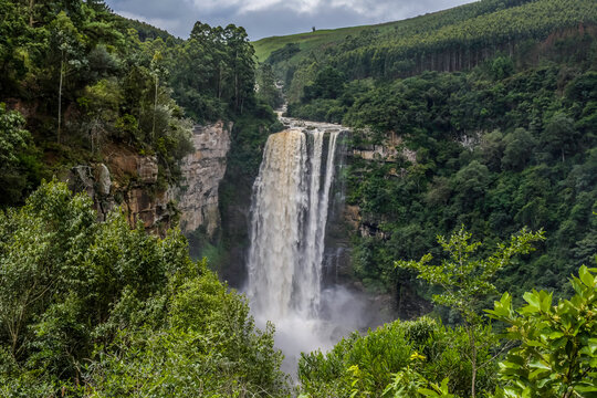Karkloof waterfall in midlands meander KZN