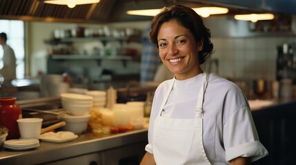 Middle age Mexican Female Chef