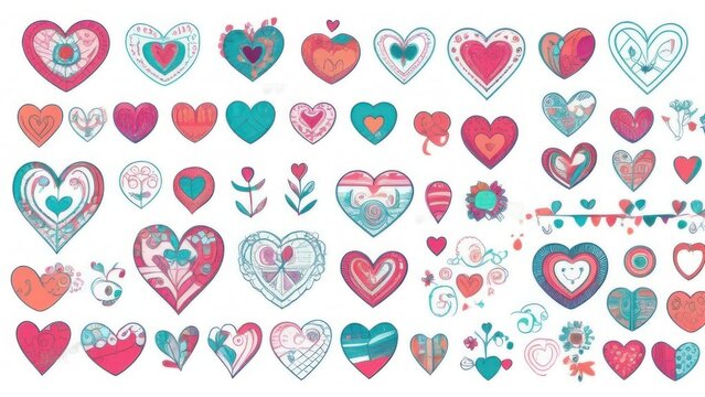 Heart Icons. High quality photo