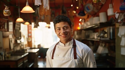 Young Mexican Male Chef