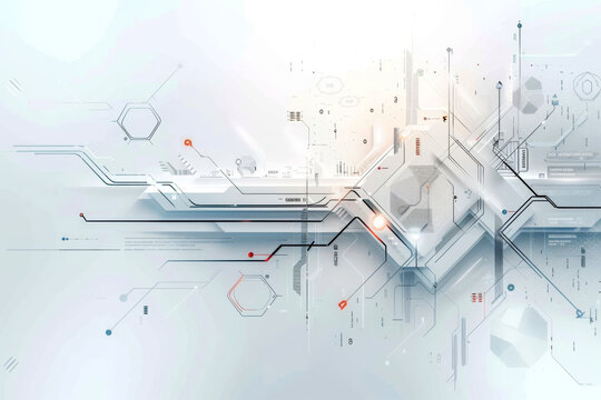 Abstract technology background illustration
