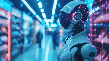 intelligent algorithms and chatbots based on artificial intelligence interact with consumers and provide personalized services