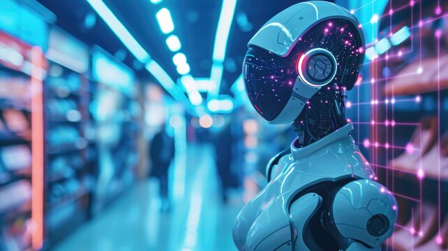 intelligent algorithms and chatbots based on artificial intelligence interact with consumers and provide personalized services