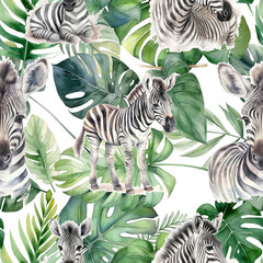 zebra seamless pattern