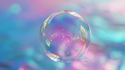 Soap bubble foam wallpaper background
