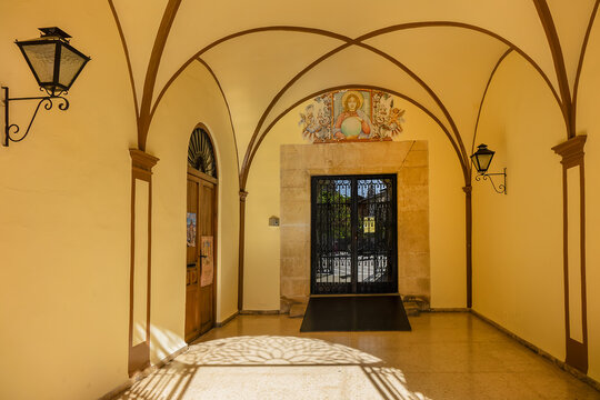 Ancient Convent Sant Onofre el Nou de Xativa (San Onofre the Nou), was built between 1715 and 1721 on the site of a former monastery called "Vell". Xativa, Spain, Europe.