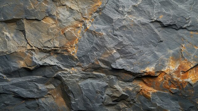 Nature's enduring beauty captured in a close-up of a rugged outcrop, revealing the ancient stories of bedrock and igneous intrusions