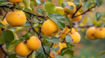  a tree filled with lots of oranges on top of a green leaf covered tree branch with lots of oranges on top of it.