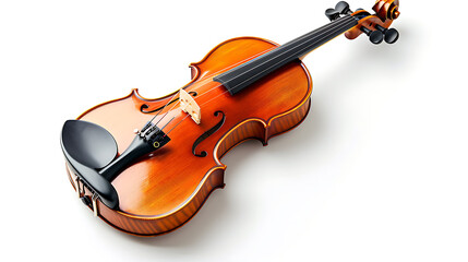 Fototapeta na wymiar A mesmerizing image of a violin, beautifully crafted, capturing the grace and passion of classical music. Perfect for designs related to music, art, elegance, and creativity.