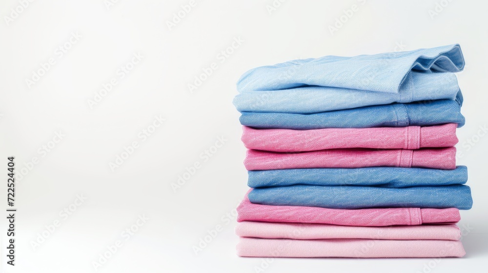 Poster Neatly arranged towels create a sense of organization and relaxation within the chaotic mess of a busy household