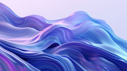 A vibrant and energetic painting of abstract electric blue waves, infused with colorful vector graphics, evoking a sense of dynamic and captivating art - obrazy, fototapety, plakaty