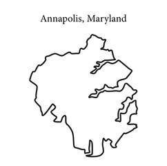 annapolis map, annapolis vector, annapolis outline, annapolis