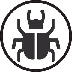 beetle vector design. pest insects. farmer pest