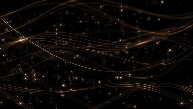 背景 曲線 パーティクル ループ