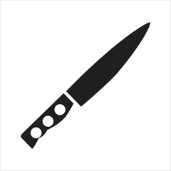 knife vector icon line template