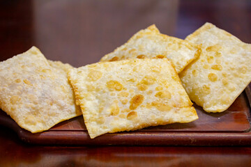The most traditional Brazilian fair pastry stuffed with ground meat