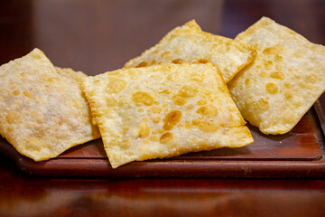 The most traditional Brazilian fair pastry stuffed with ground meat