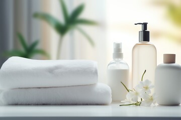 Obraz na płótnie Canvas soap and towel