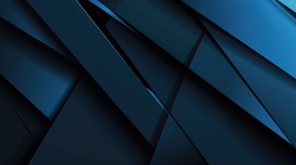 Modern black blue abstract background. Minimal. Color gradient. Dark. Web banner. Geometric shape.