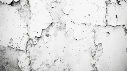 White Grunge Wall Background.