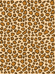 ヒョウ柄（レオパード柄）の背景　その1
