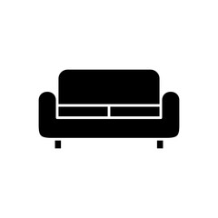 Sofa icon vector. sofa icon illustration