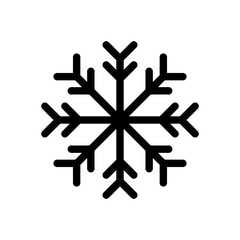 Snow icon vector. snowflake icon vector