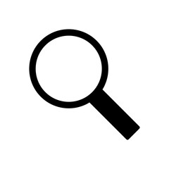 Search icon vector. search magnifying glass icon