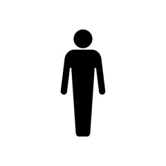 Man icon vector. male icon vector. human symbol