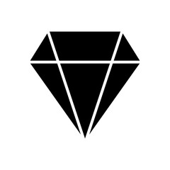 Diamond icon vector. diamond gems vector icon.