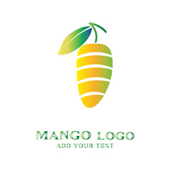 mango logo template fresh and simple