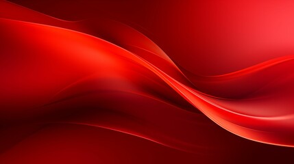 Obraz premium Abstract dynamic red waves background.