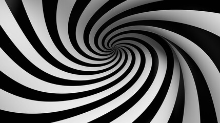 Abstract black and white optical illusions.