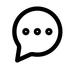 Speech Line Icon