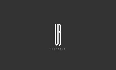 Alphabet letters Initials Monogram logo VB BV V B