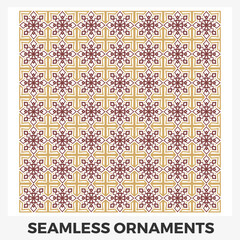 Seamless pattern with shapes